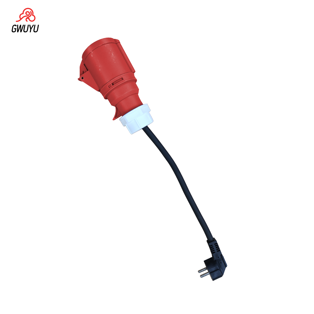 GWUYU شاحن EV التوصيل إلى CEE  - مراجعة Ev Charger Adapter وسعره