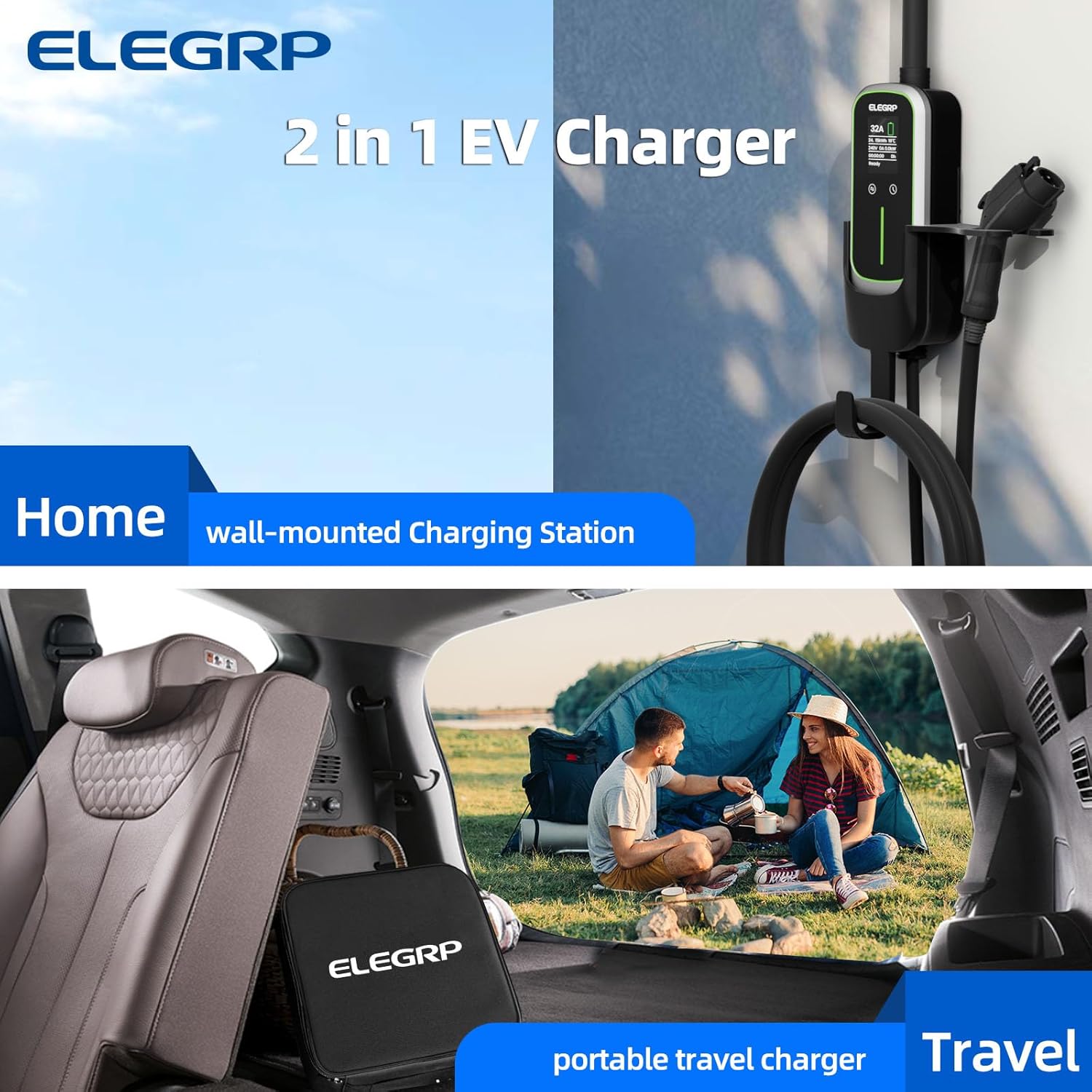 شاحن سيارات كهربائية محمول من  - مراجعة Home Ev Charger وسعره