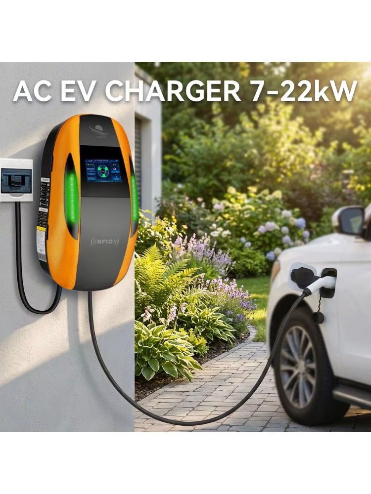 شاحن سيارات كهربائية AC مقاوم  - مراجعة Type 2 Charger وسعره