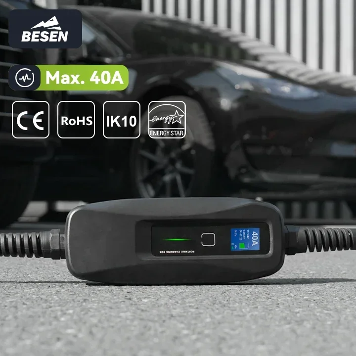 شاحن BESEN المحمول للسيارات ال - مراجعة Portable Ev Charger وسعره