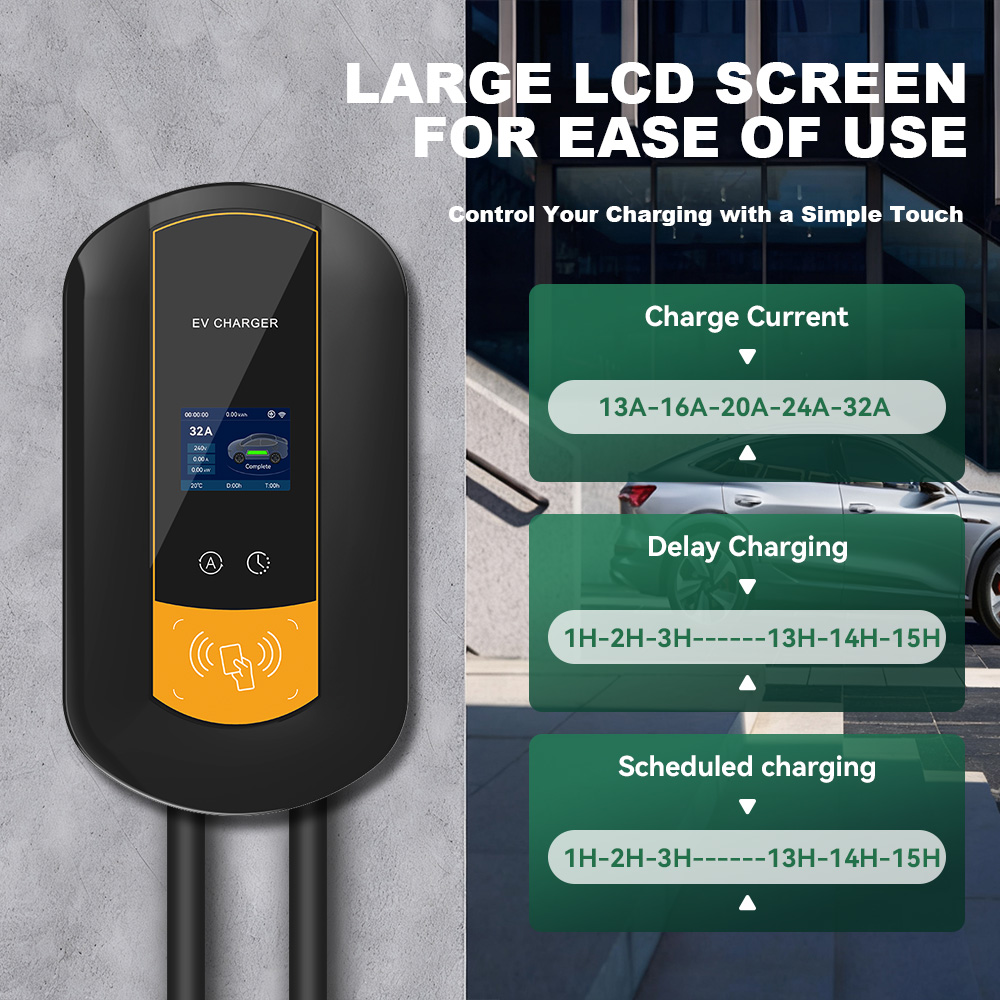 IPENGEN Type2 EV محطة شحن 7KW  - مراجعة Wallbox Ev وسعره