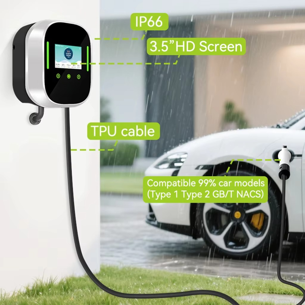 شاحن سيارات كهربائية ذكي للترك - مراجعة Type 2 Charger وسعره
