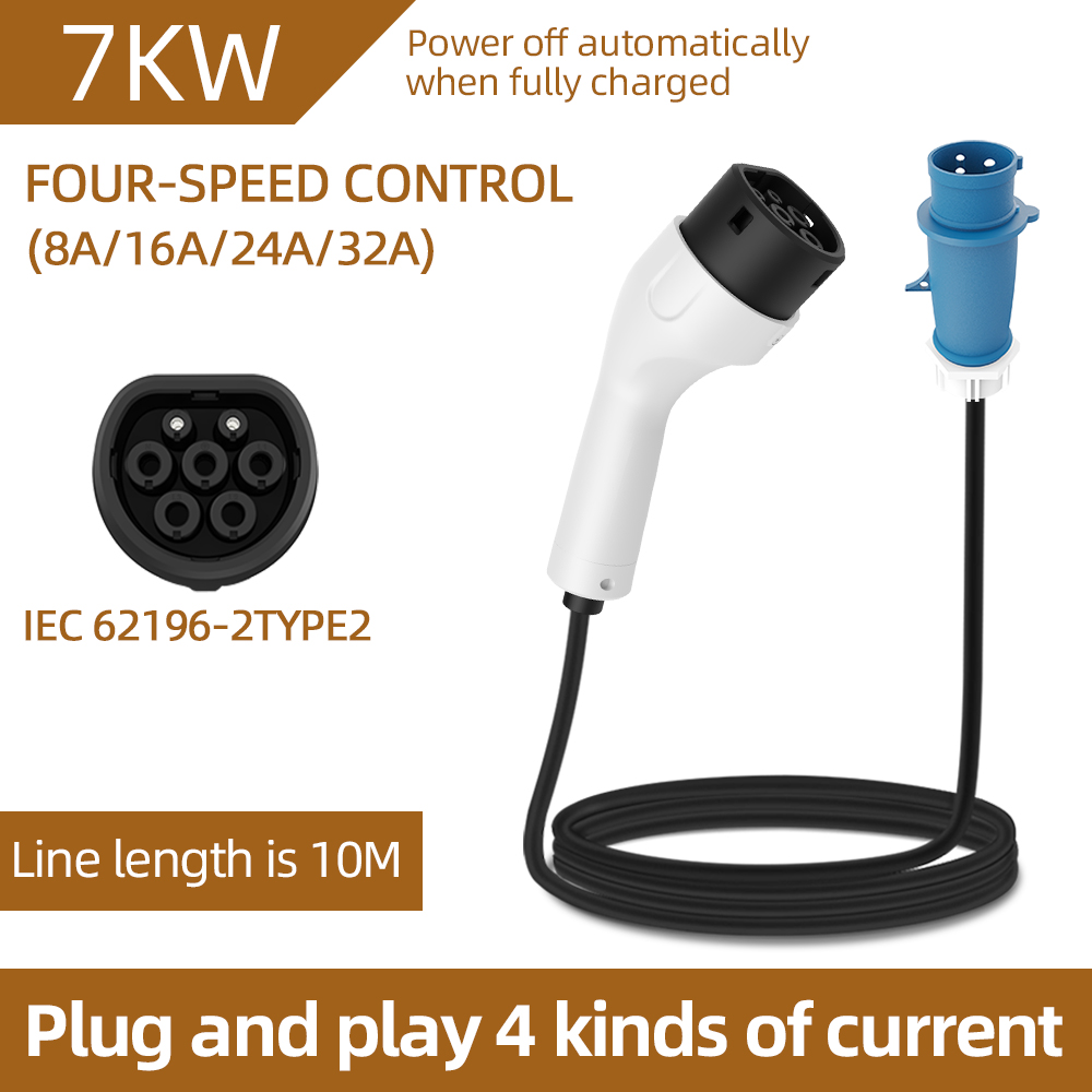 ل مركبة كهربية 7KW 32A EV شاحن - مراجعة Ev Charger Adapter وسعره
